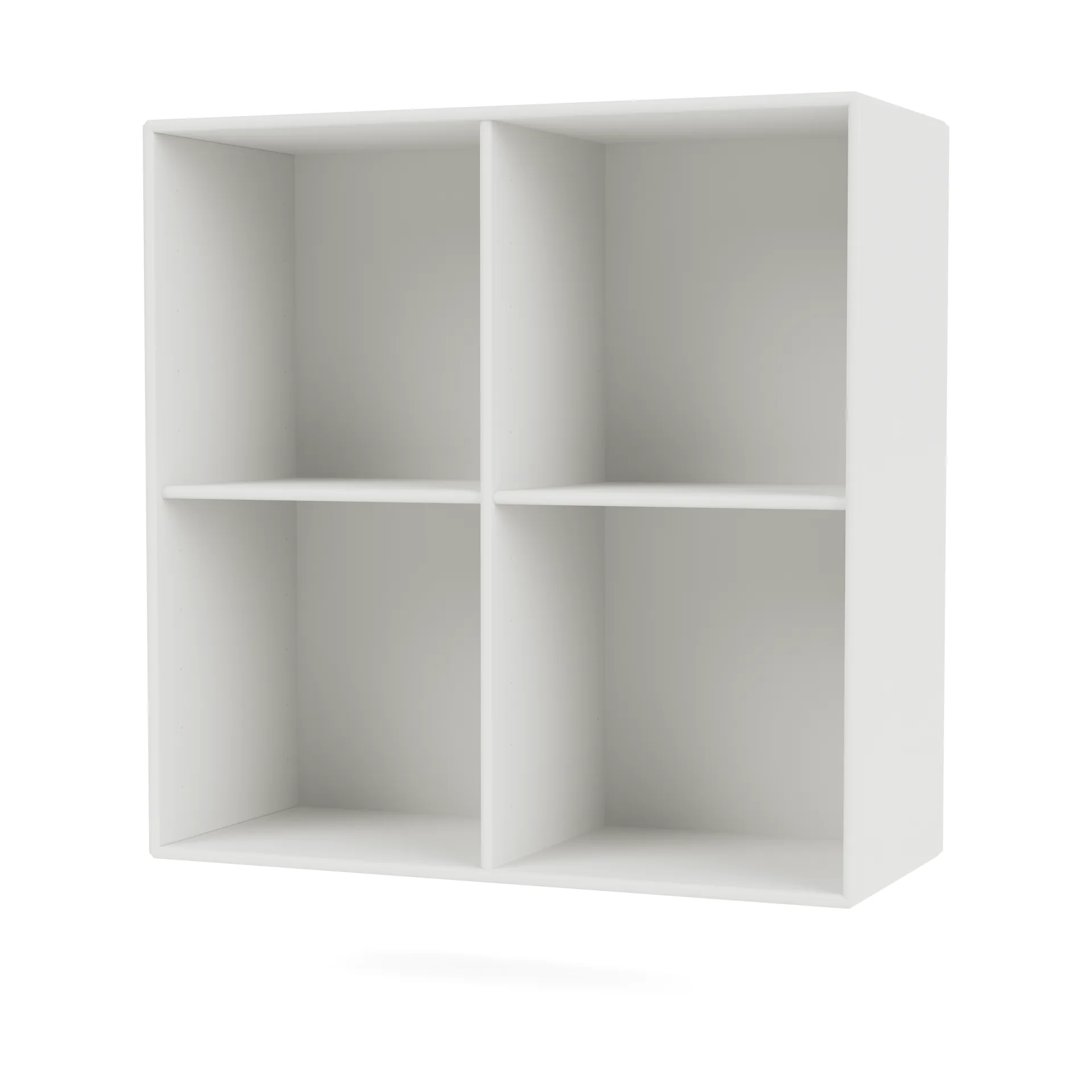 SHOW shelf 69.6x69.6 cm incl. suspension rail, 01-White Montana