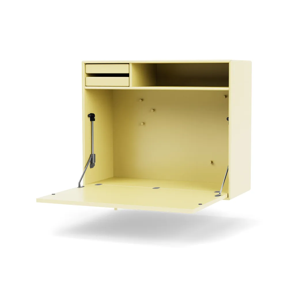 STUDIO desk, wall hung, Camomile 159 Montana