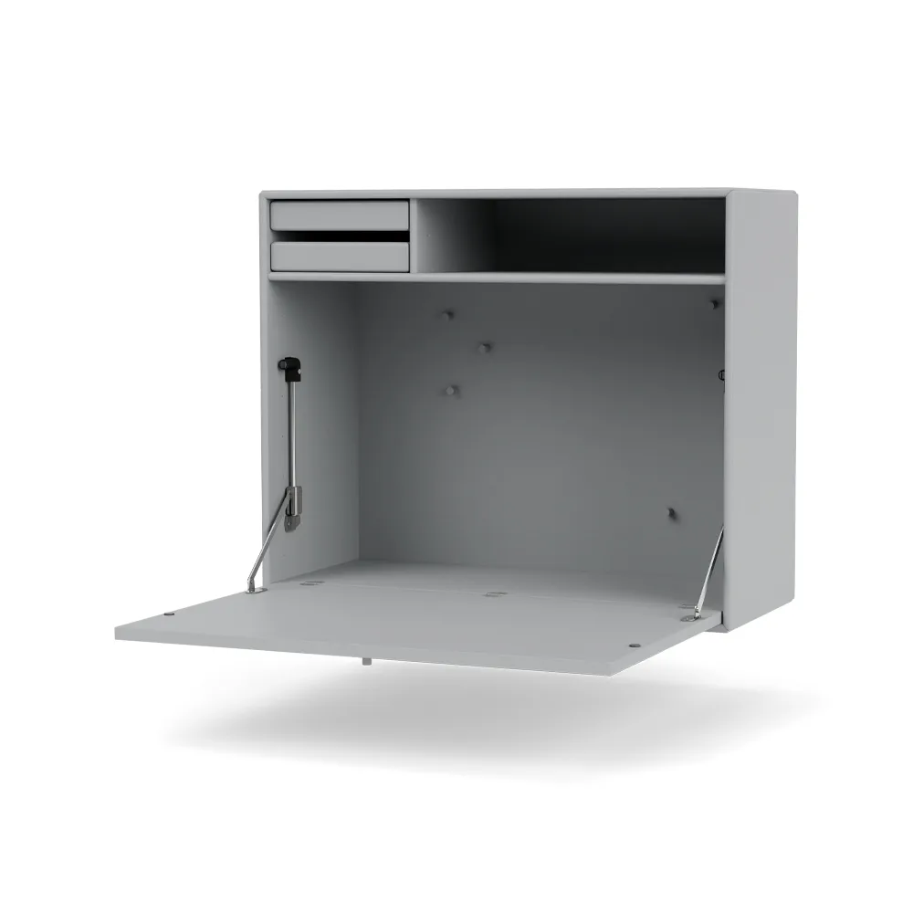 STUDIO desk, wall hung, Fjord 02 Montana