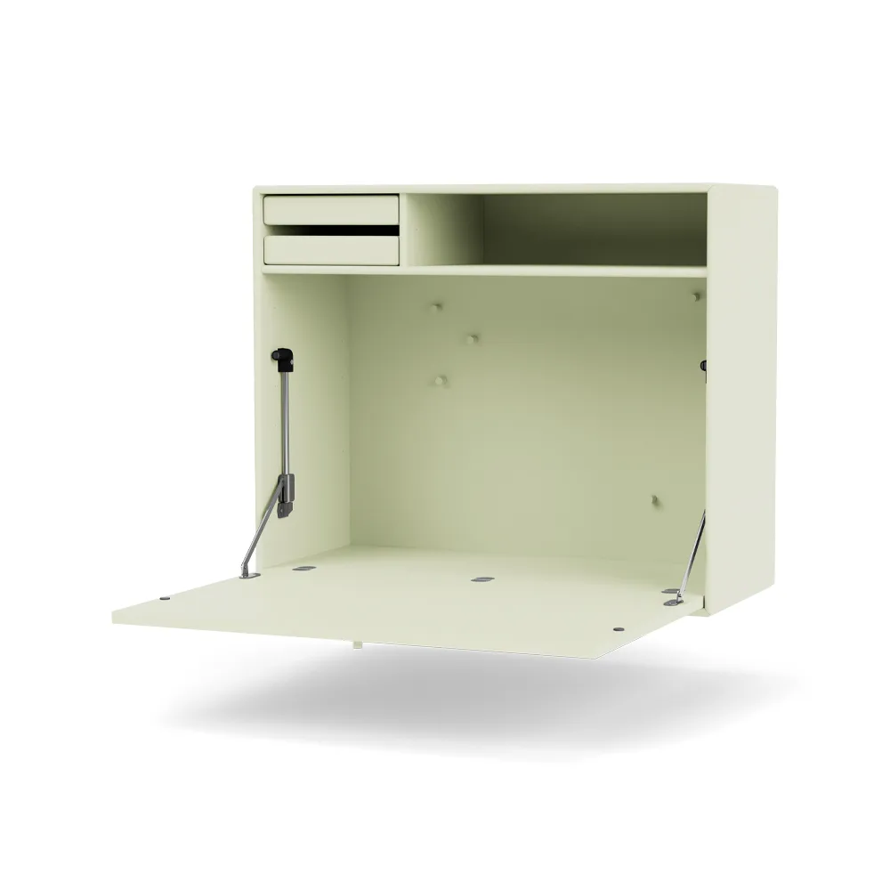 STUDIO desk, wall hung, Pomelo 140 Montana