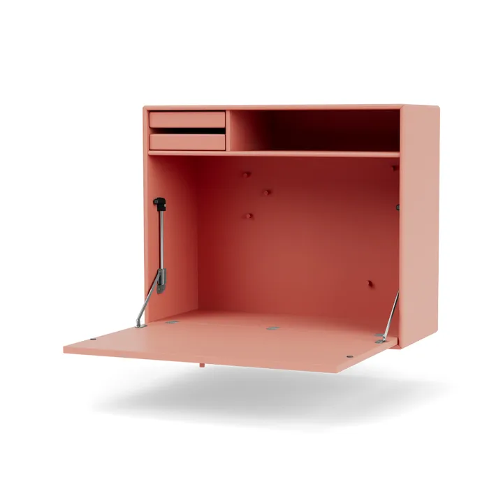 STUDIO desk, wall hung - Rhubarb 151 - Montana