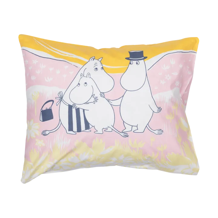 Family time Moomin Pillowcase - 50x60 cm - Moomin Arabia