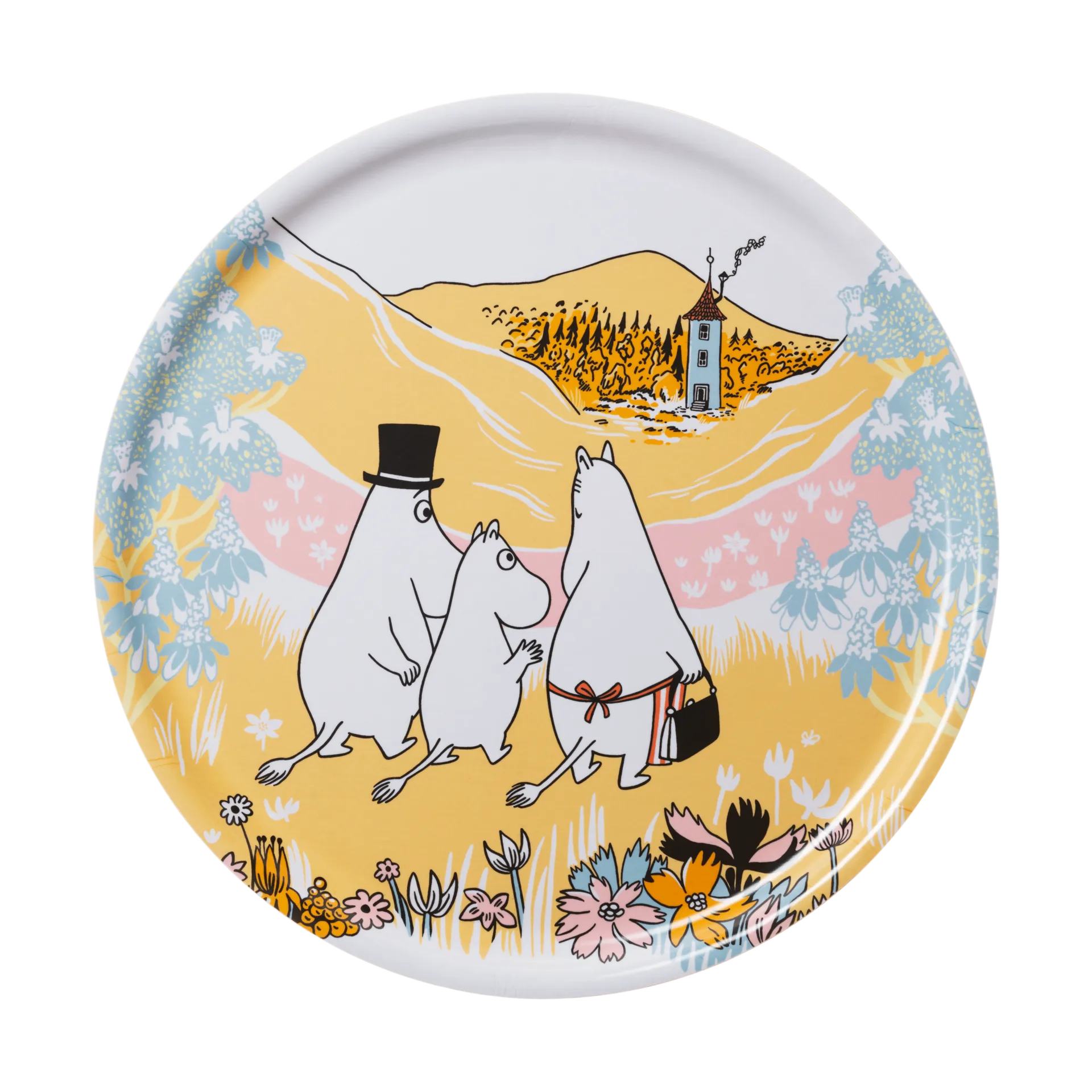 Family time Moomin tray, Ø35 cm Moomin Arabia