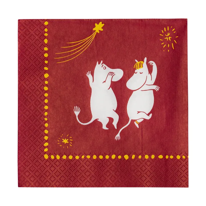 Festive Moments Moomin Paper Napkin 33x33 cm - 20-pack - Moomin Arabia