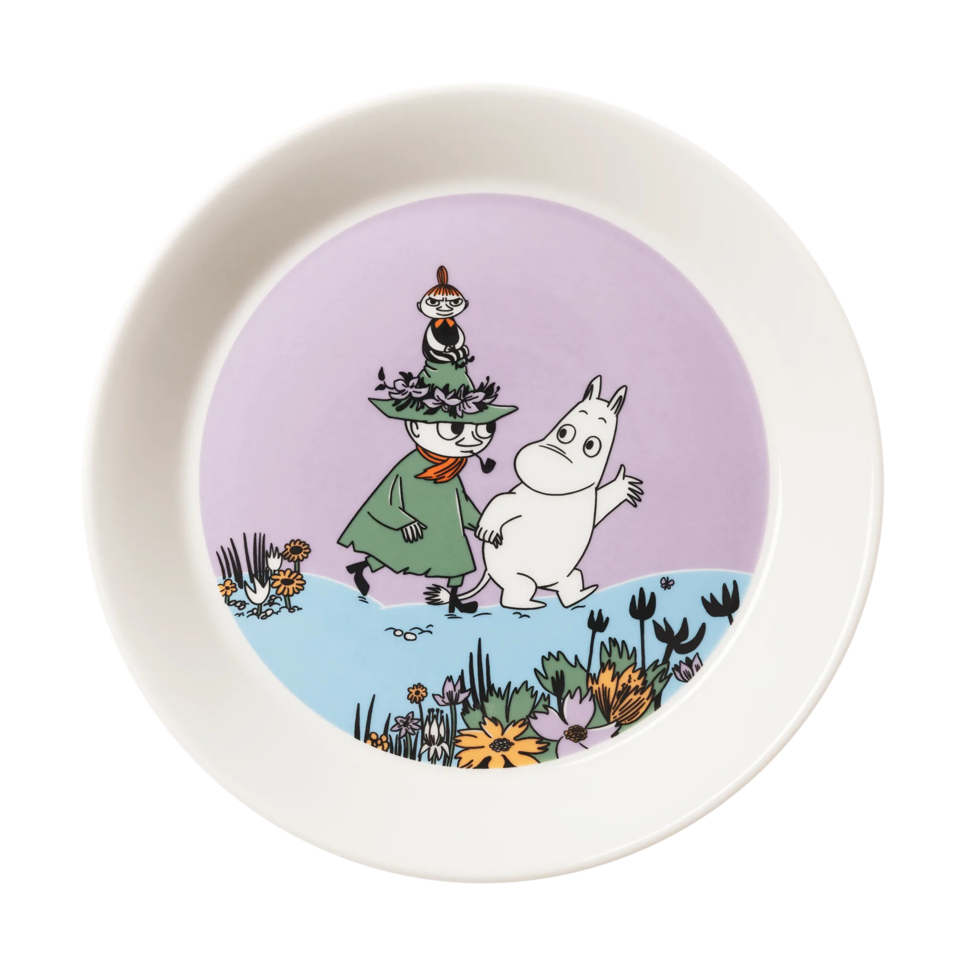 Friends forever Moomin plate, Ø19.5 cm Moomin Arabia