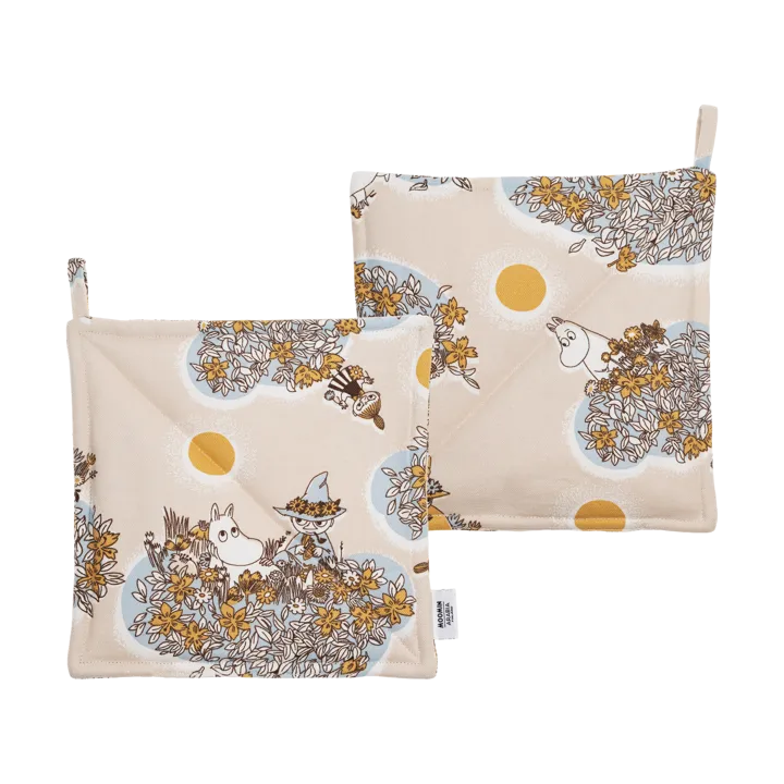Friends forever Moomin potholders 2-pack - 22x22 cm - Moomin Arabia