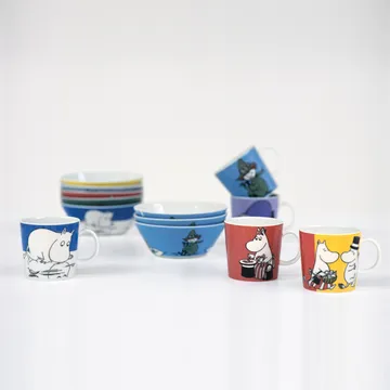 Hattifattener Moomin mug - orange - Moomin Arabia