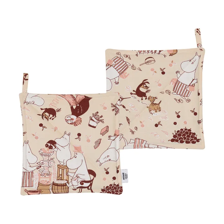 Hemmaglädje Moomin pot holders 2-pack - 22x22 cm - Moomin Arabia