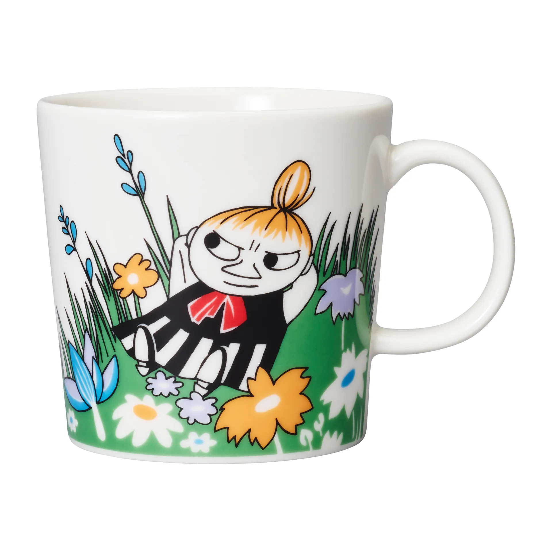 Little My and meadow Moomin mug, White-multi Moomin Arabia