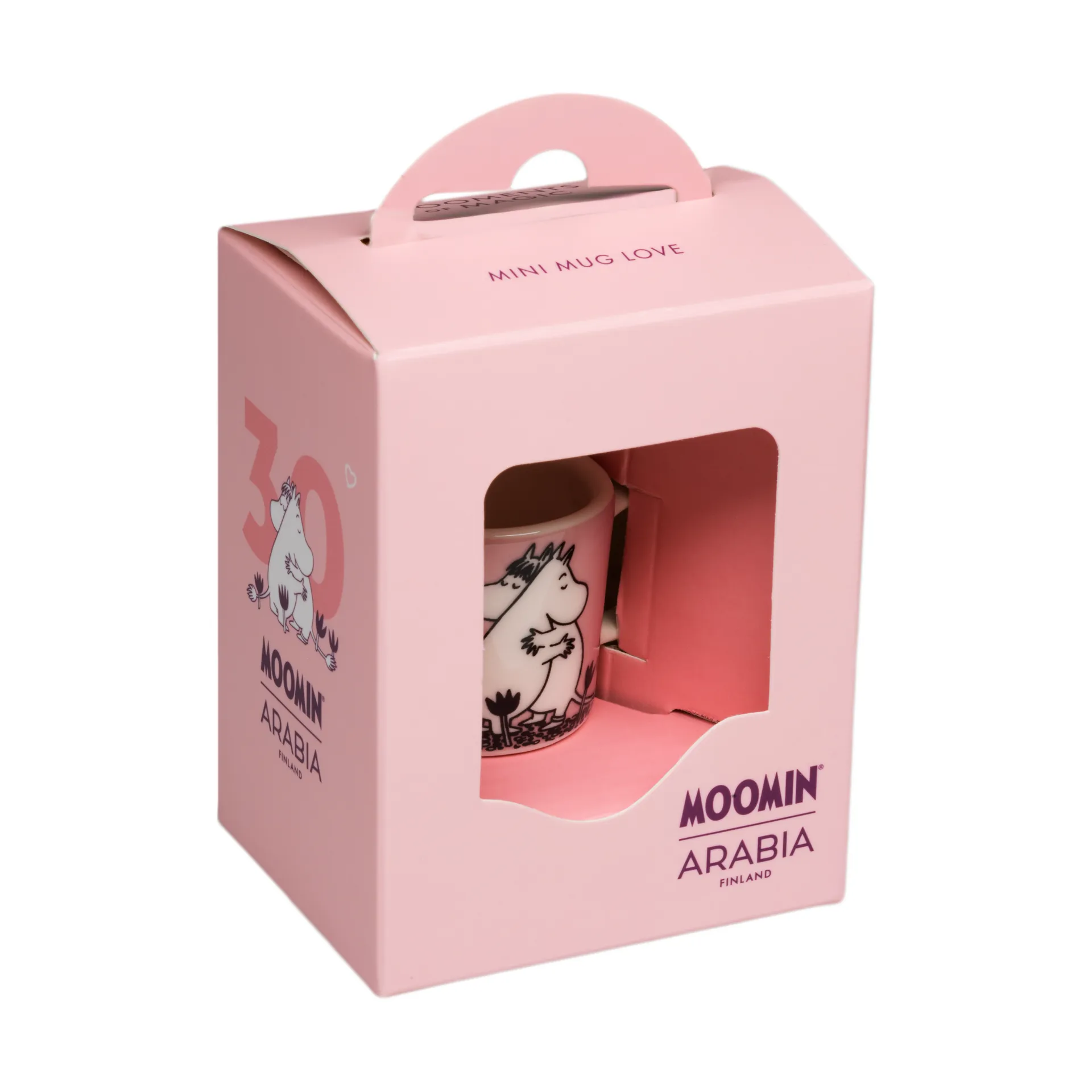Love Moomin mini mug gift box, Pink Moomin Arabia
