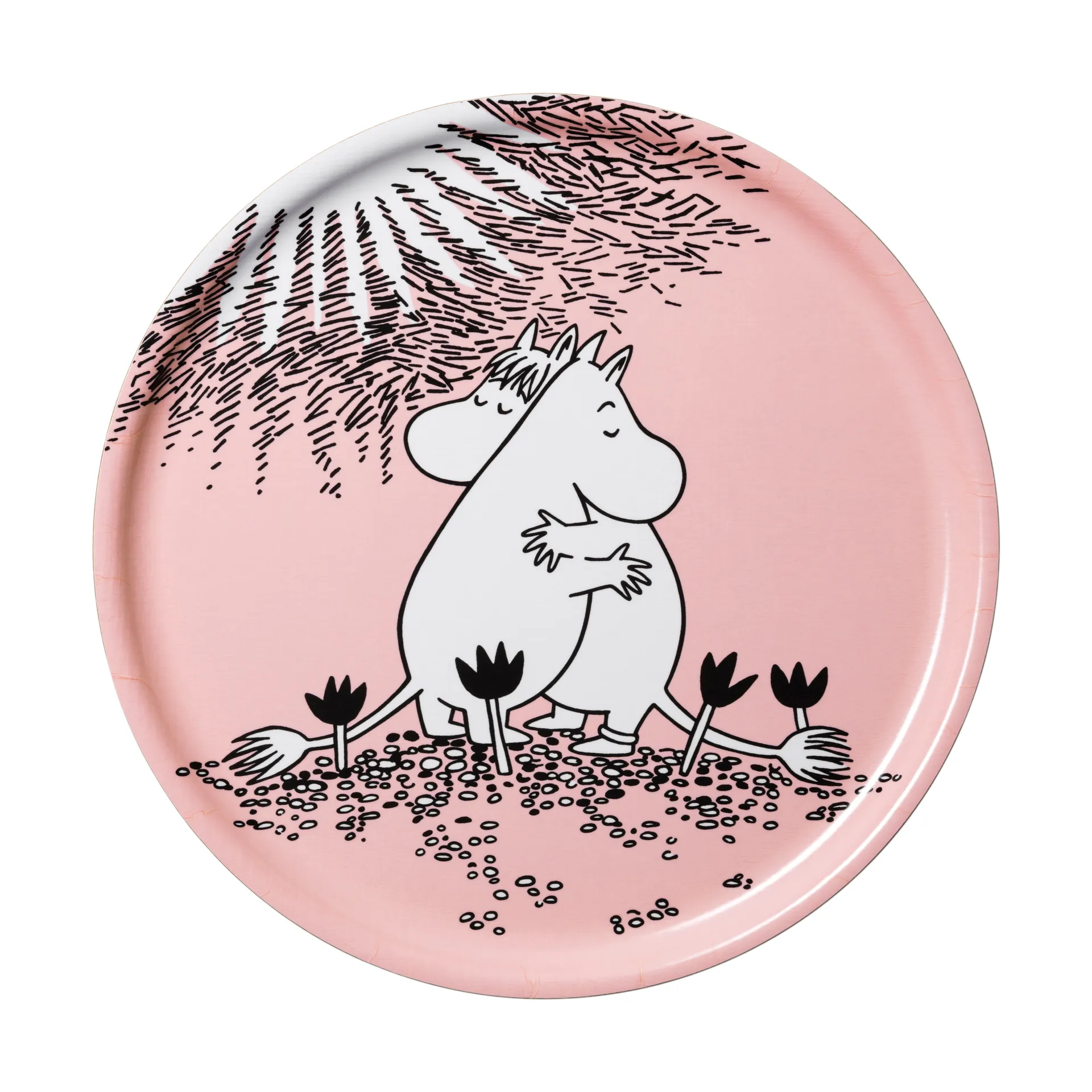 Love Moomin tray, Ø35 cm Moomin Arabia