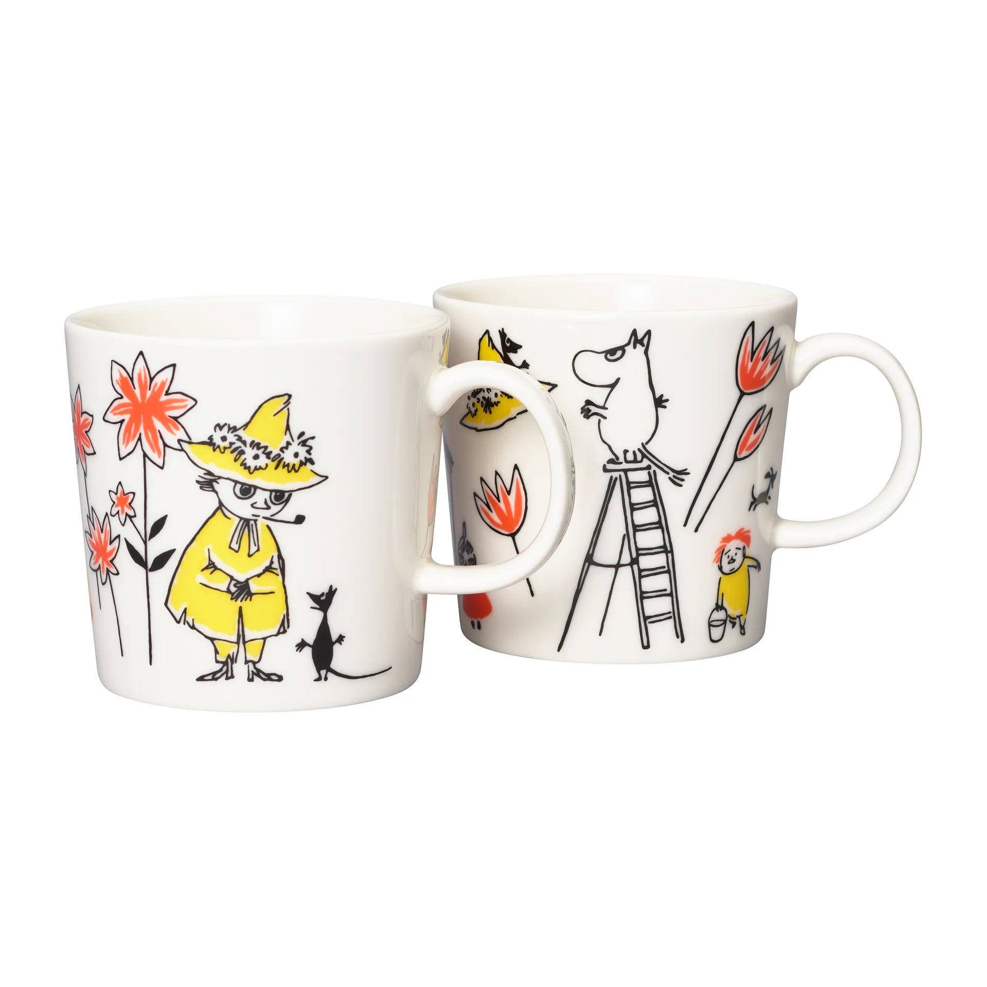 Moomin Arabia x Red Cross Moomin mug ABC Mix 2-pack, 30 cl Moomin Arabia