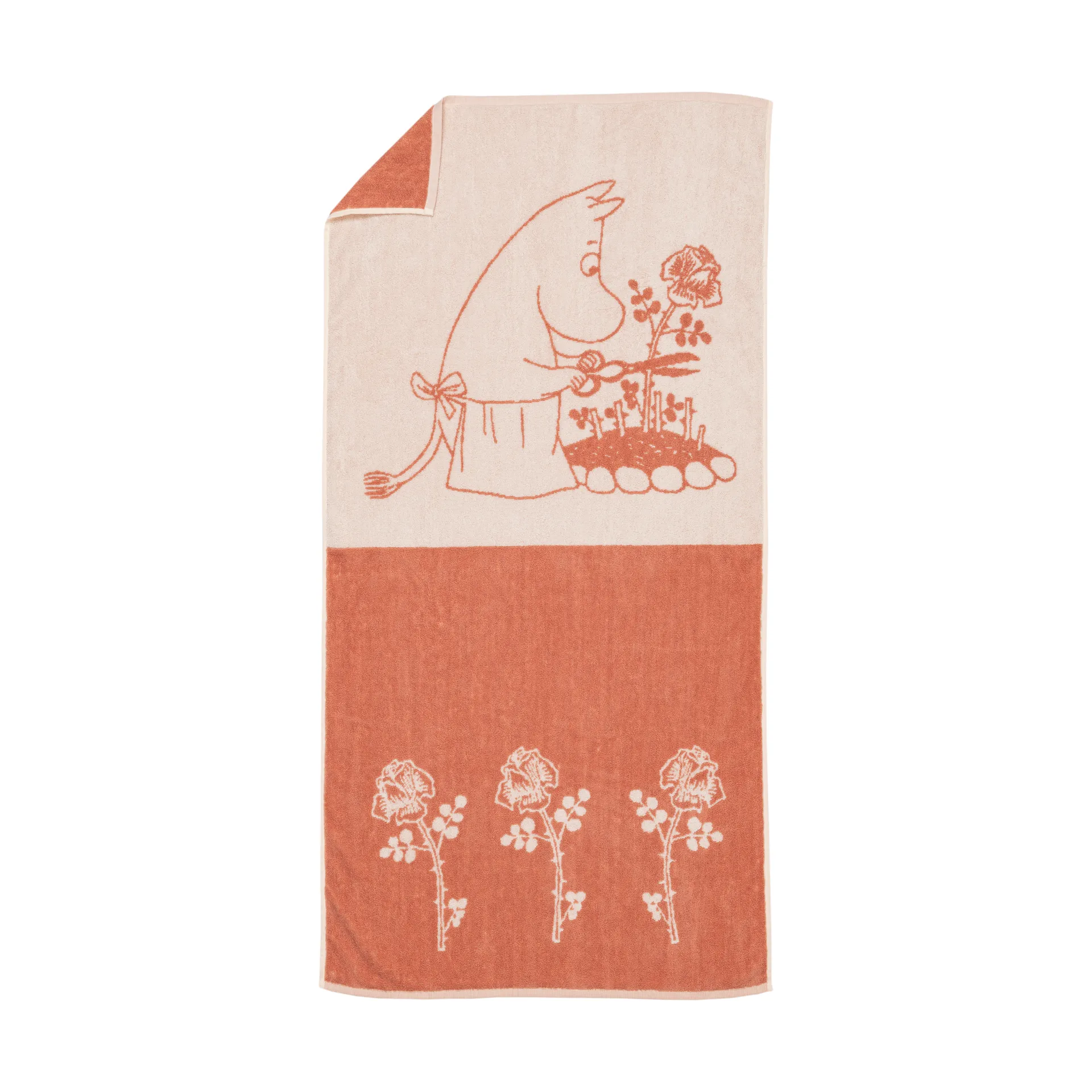Moomin bath towel 70x140 cm, Moominmamma beige Moomin Arabia