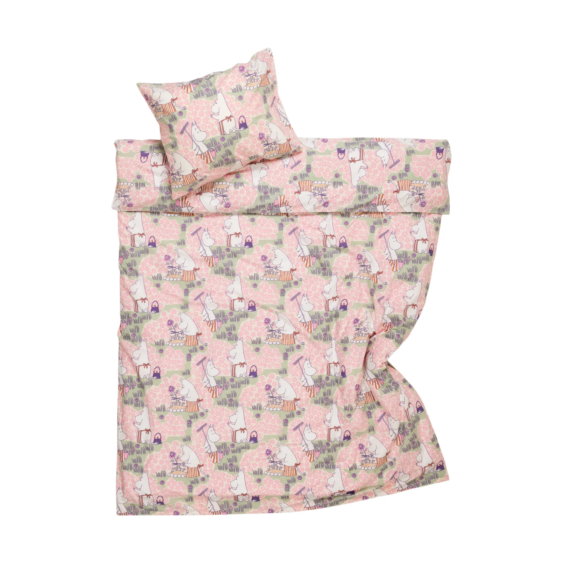Moomin bed set 150x210 cm, Rose Garden Moomin Arabia