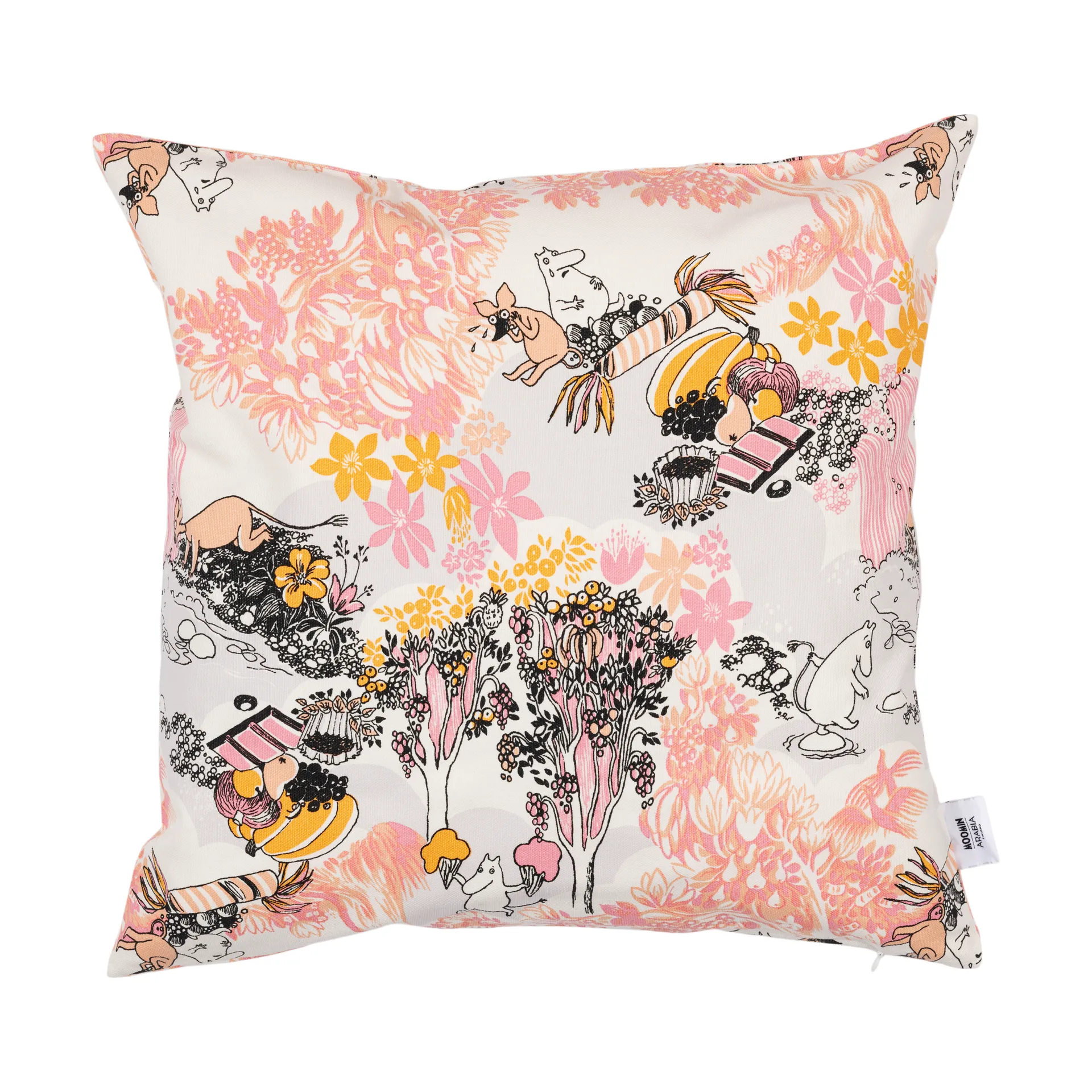 Moomin cushion cover 50x50 cm, Pink Moomin Arabia