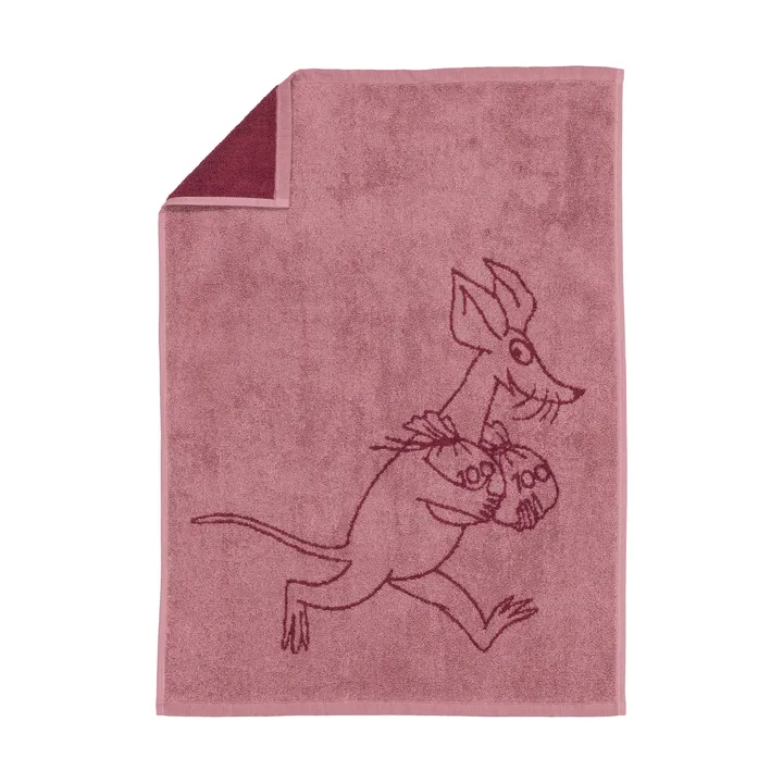 Moomin hand towel 50x70 cm - Sniff, mauve - Moomin Arabia