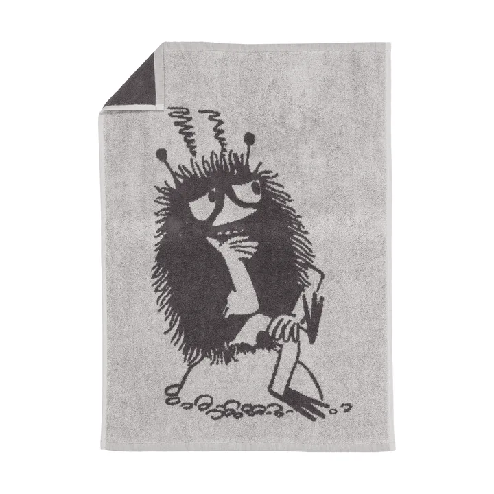 Moomin hand towel 50x70 cm - Stinky, grey - Moomin Arabia