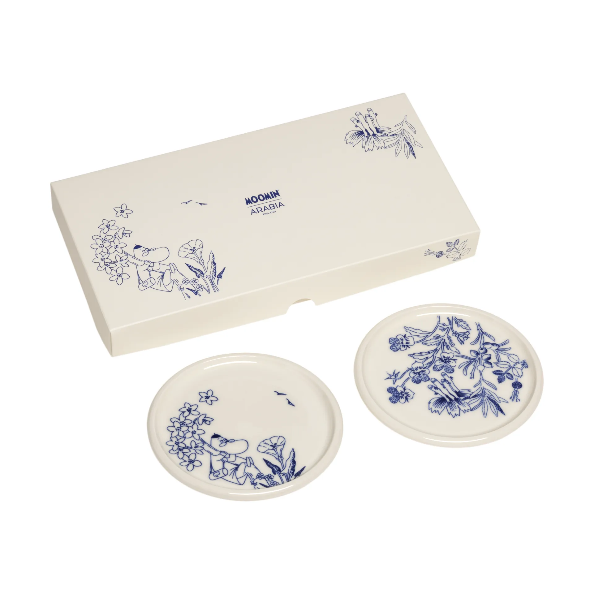 Moomin Haru mini plate 12 cm, 2-pack Moomin Arabia