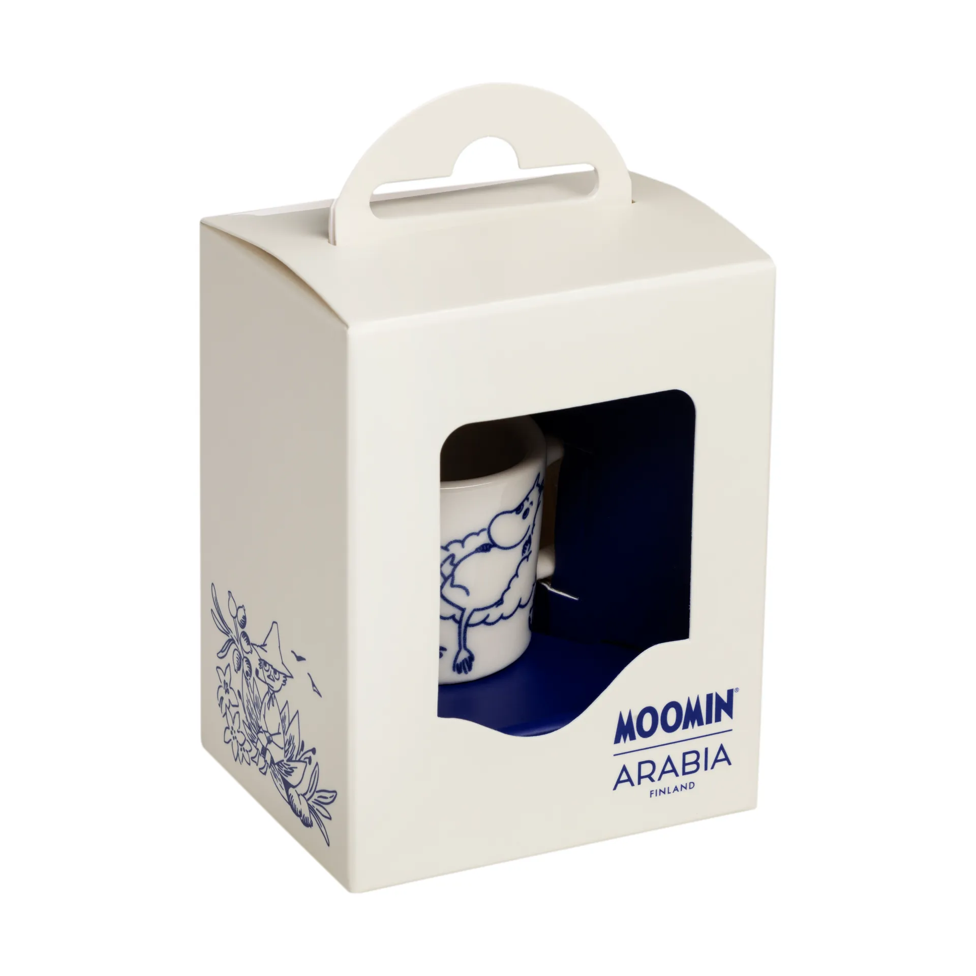 Moomin mini mug, Moomintroll box, 12 mm Moomin Arabia