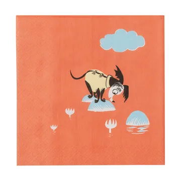 Moomin paper napkin - Under the umbrella, 20-pack - Moomin Arabia