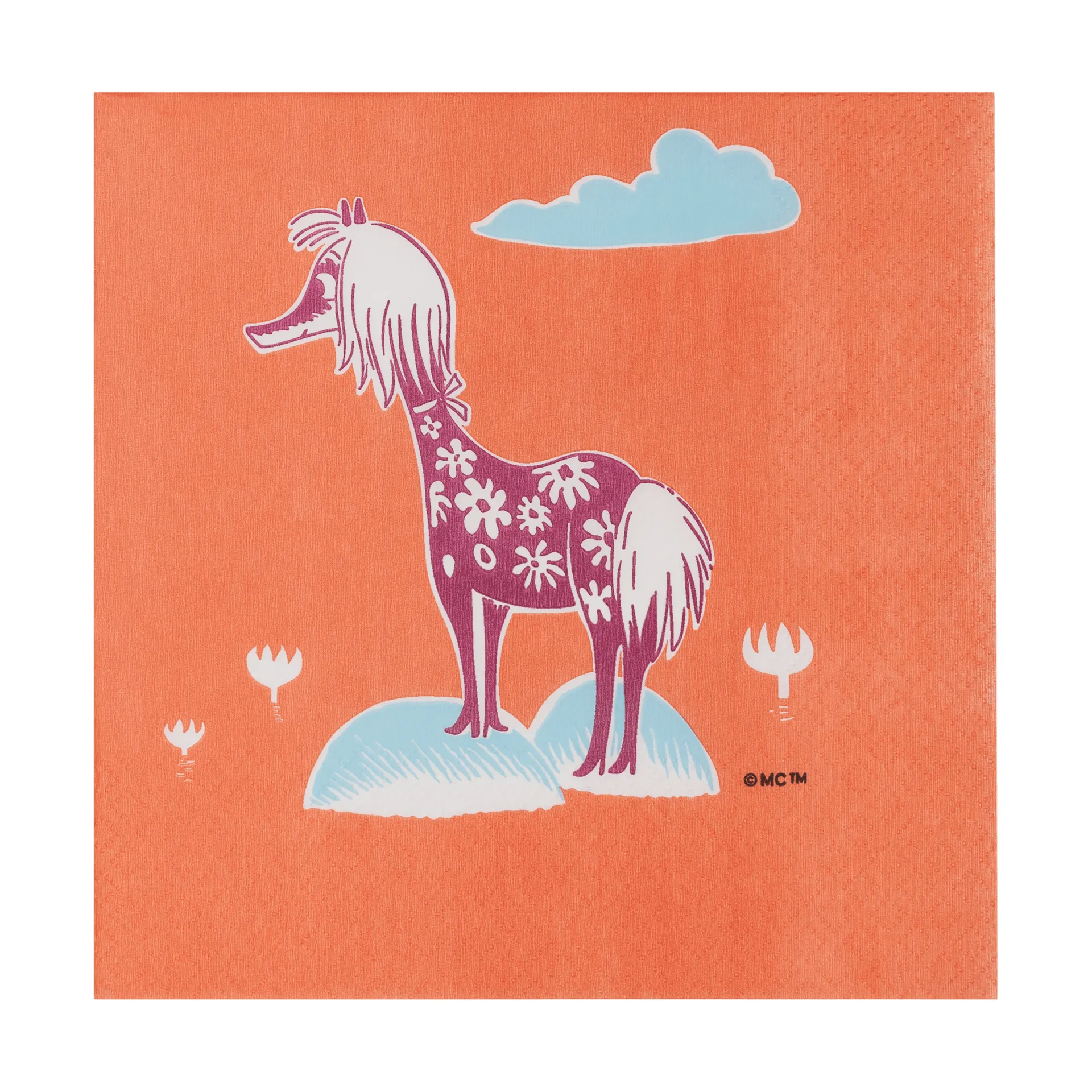 Moomin paper napkin, Under the umbrella, 20-pack Moomin Arabia