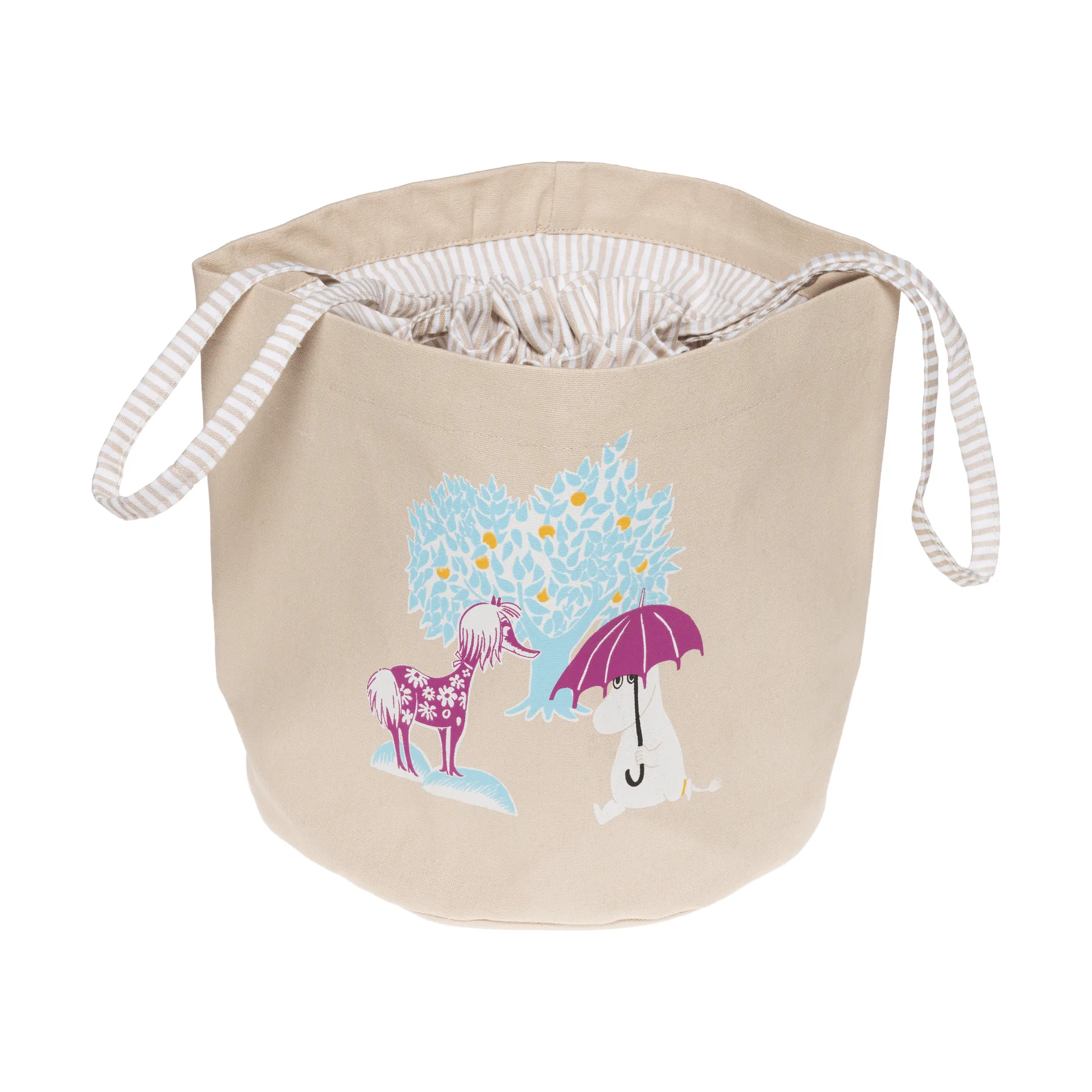 Moomin storage basket, Under the umbrella GOTS, 24 cm Moomin Arabia