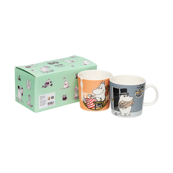 Moominmamma & Moominpappa Moomin mug set of 2 - 30 cl - Moomin Arabia