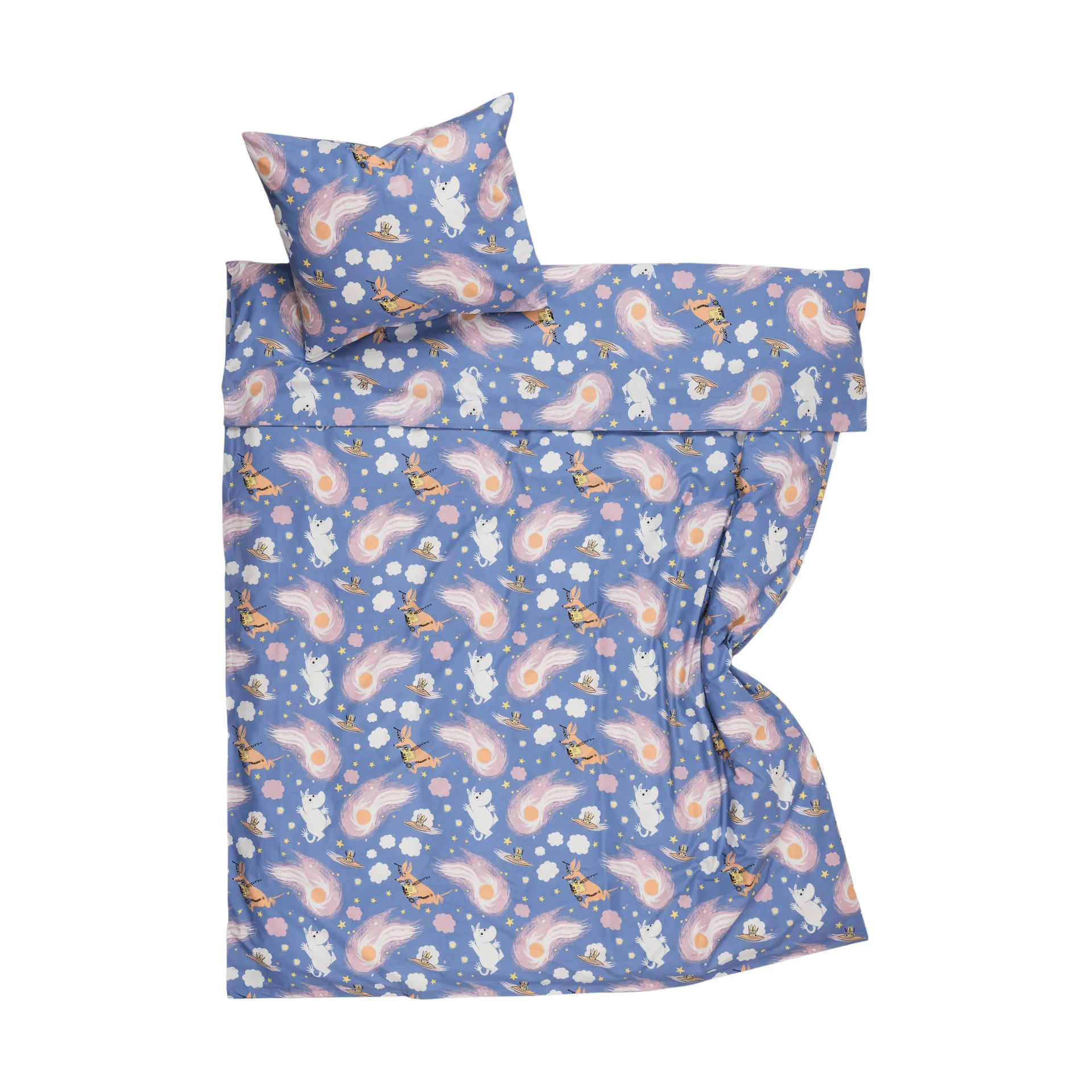 Mumin bedding set, Rymdäventyr GOTS, 150x210 cm Moomin Arabia