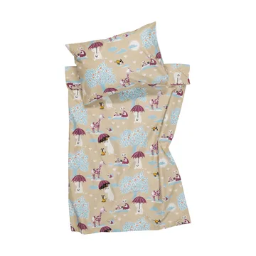 Mumin bedding set - Under the umbrella GOTS, 85x125 cm - Moomin Arabia