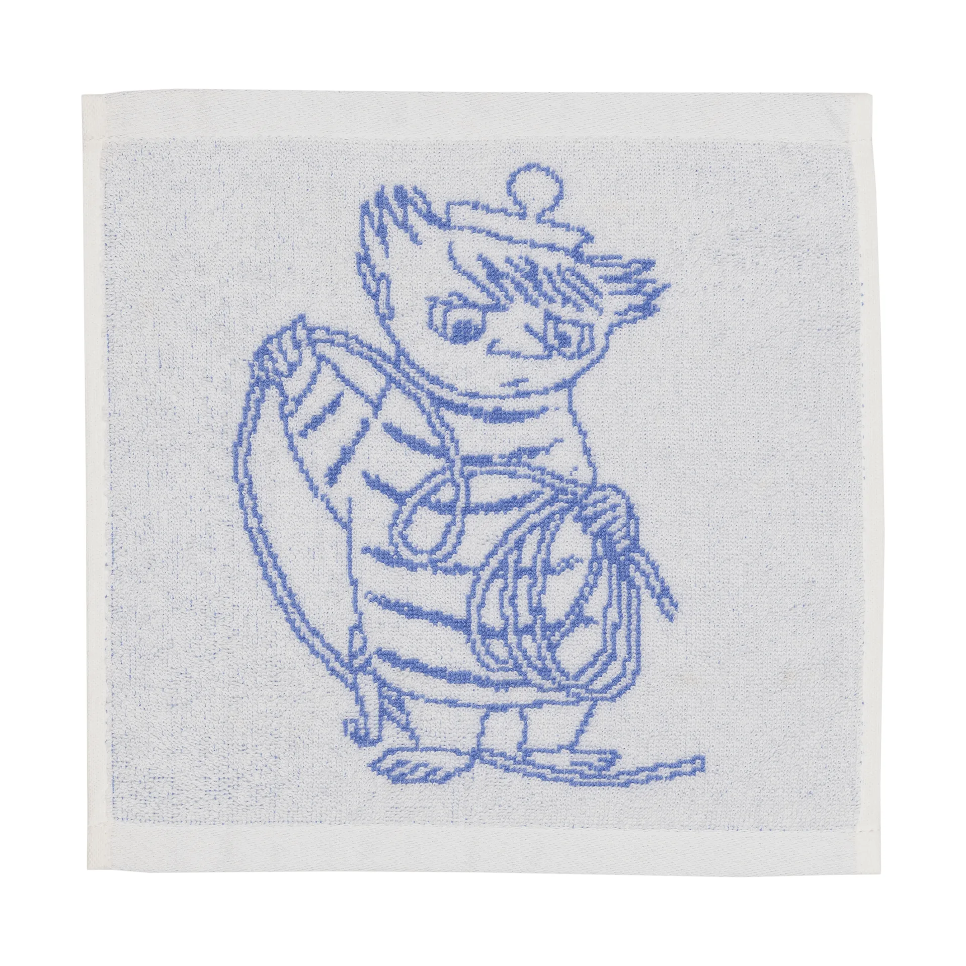 Mumin towel 25x25 cm, Too-ticky, blue Moomin Arabia