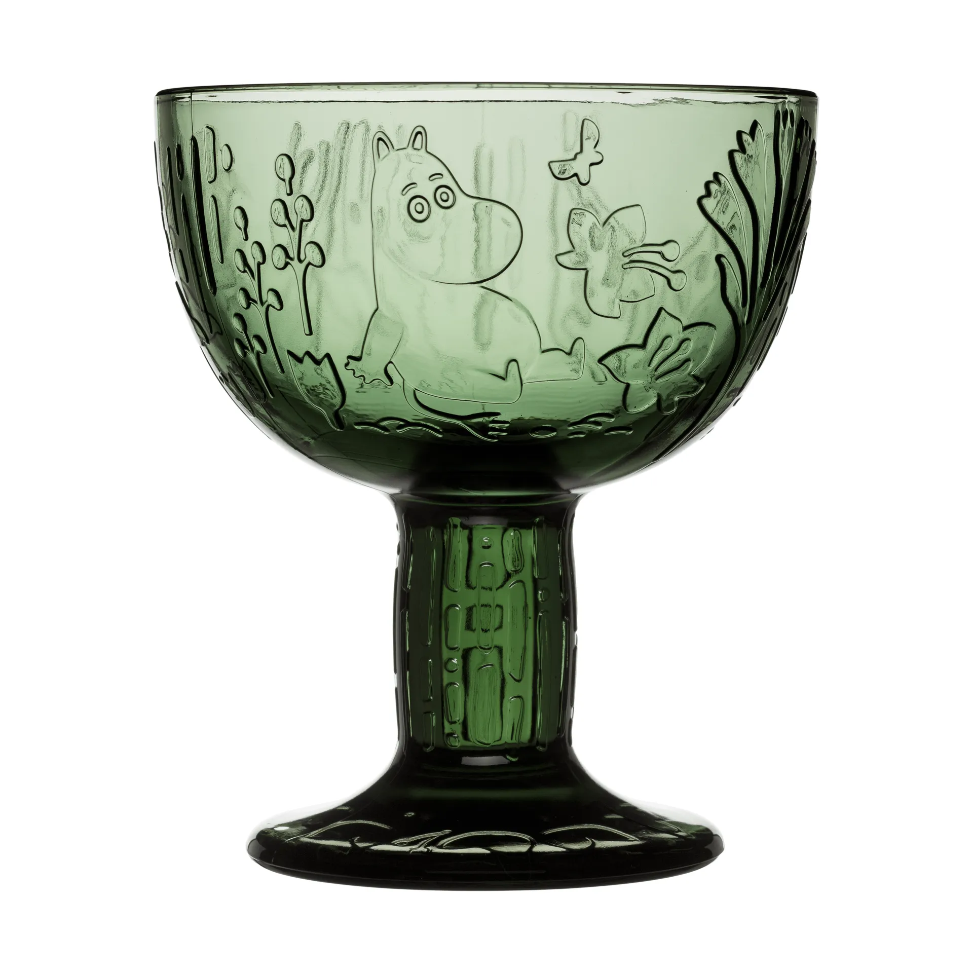 Mystikens skog Mumin bowl, Pine green, Ø14 cm Moomin Arabia