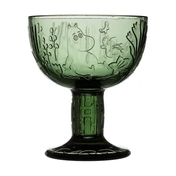 Mystikens skog Mumin bowl - Pine green, Ø14 cm - Moomin Arabia