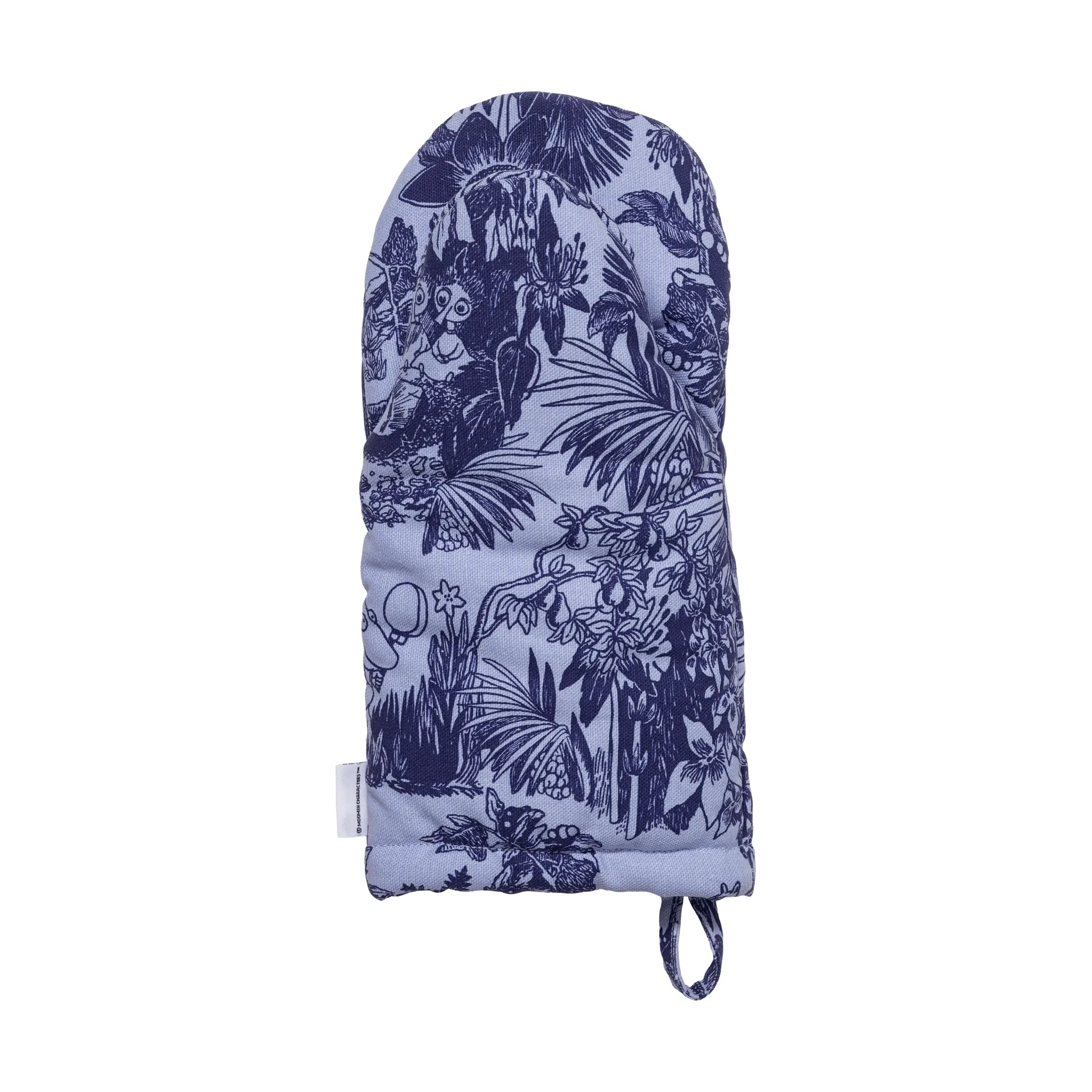 Mystikens skog Mumin oven glove, Blue, 15x34 cm Moomin Arabia