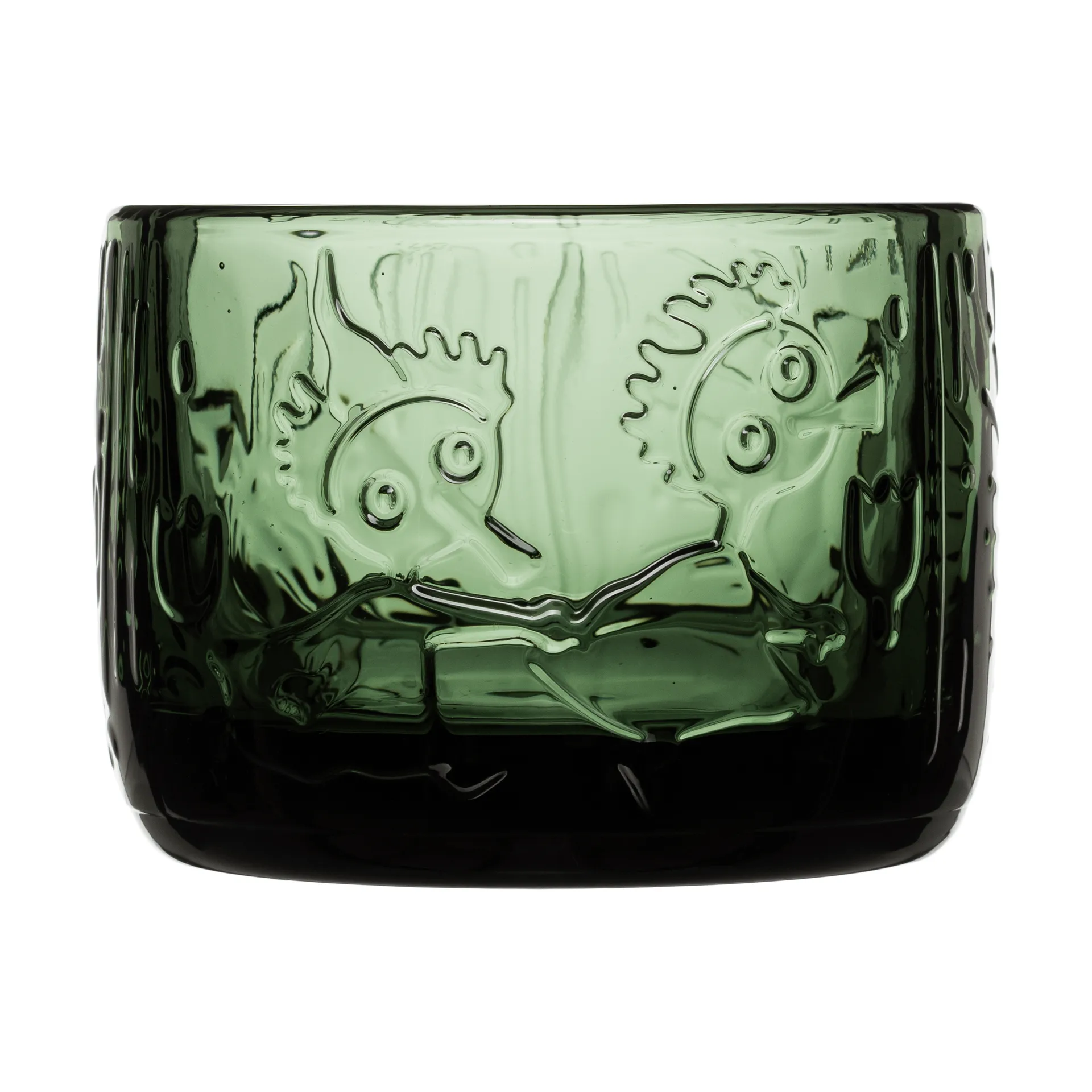 Mystikens skog Mumin tealight holder, Pine green, Ø5.8 cm Moomin Arabia