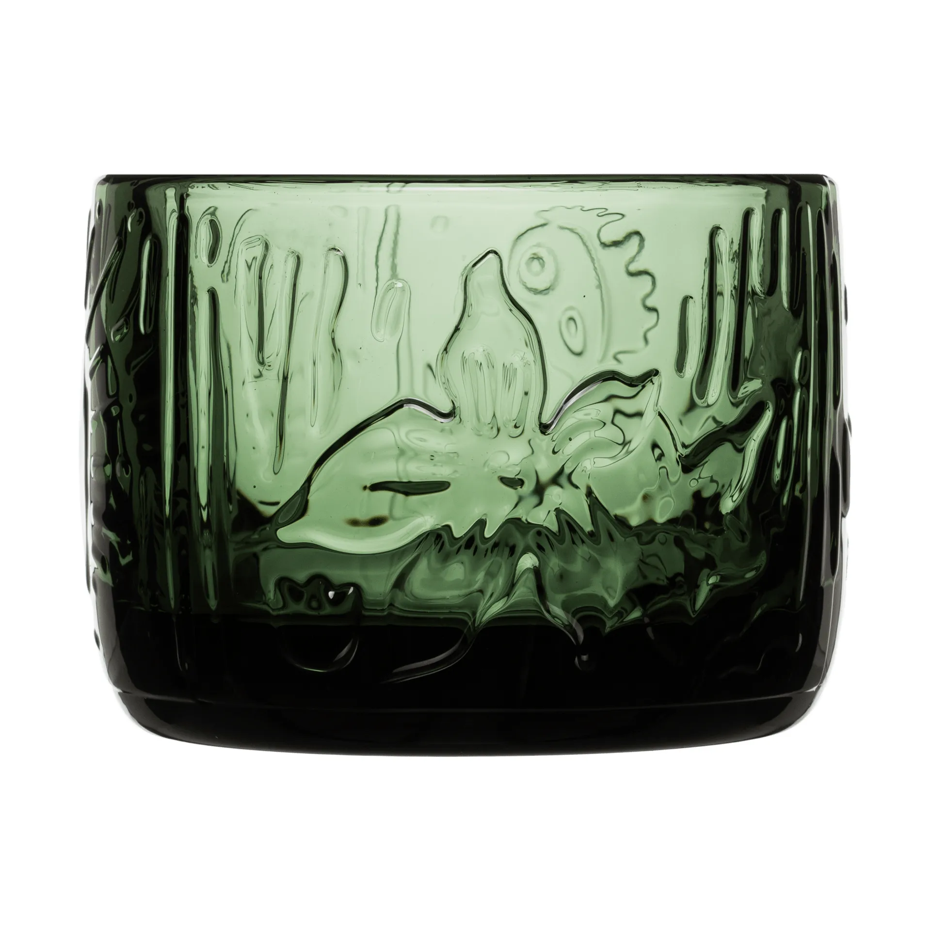 Mystikens skog Mumin tealight holder, Pine green, Ø5.8 cm Moomin Arabia