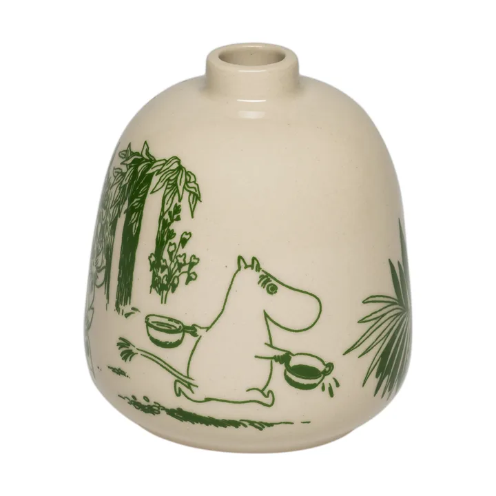 Mystikens skog Mumin vase - Green, 8.3 cm - Moomin Arabia