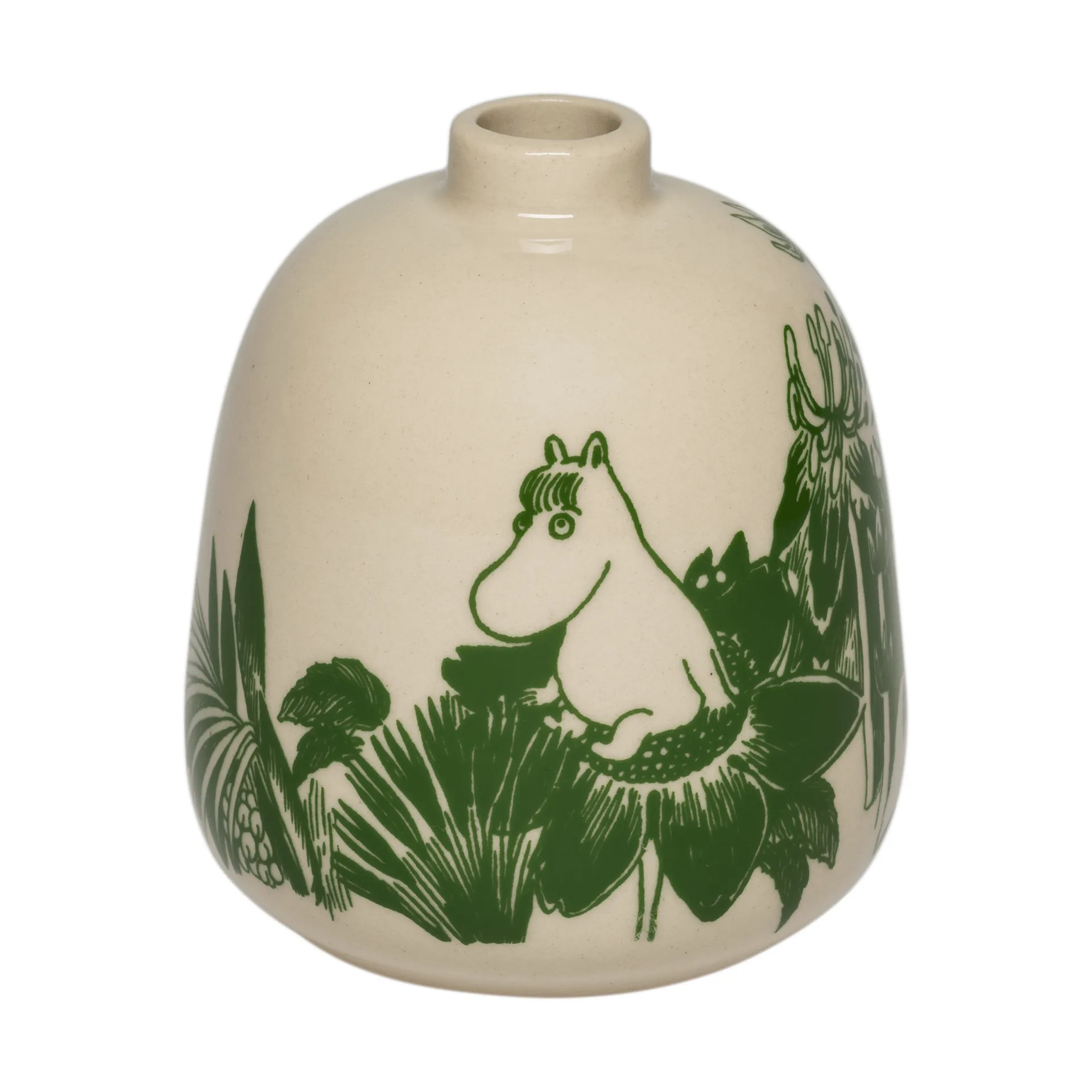 Mystikens skog Mumin vase, Green, 8.3 cm Moomin Arabia