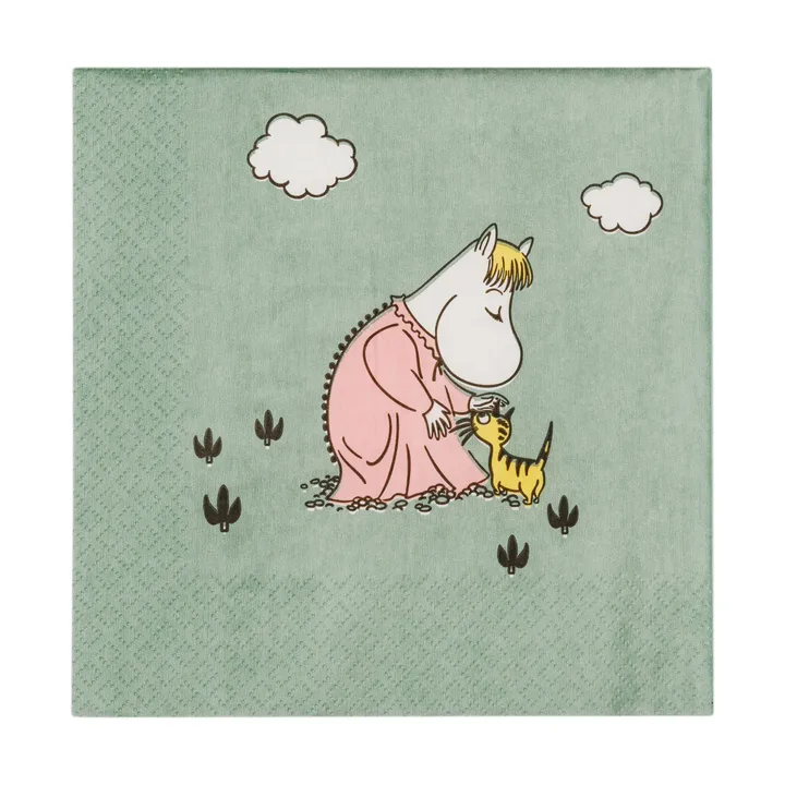 Omtanke Moomin paper napkin 33x33 cm - 20-pack - Moomin Arabia