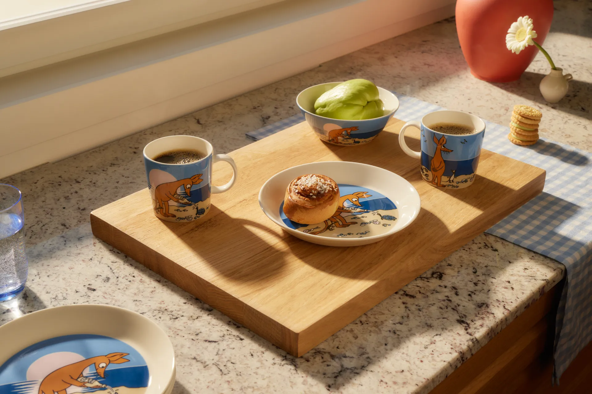 Sniff Moomin mug 30 cl, Blue Moomin Arabia