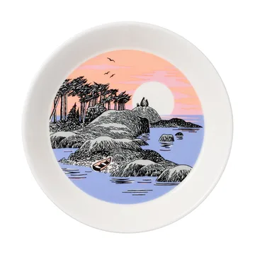 Snow lantern & Moomin’s Day 2018 Moomin plate set - Ø19 cm - Moomin Arabia