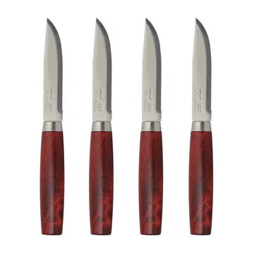 Morakniv Classic Steak Knife 4-pack - red - Morakniv