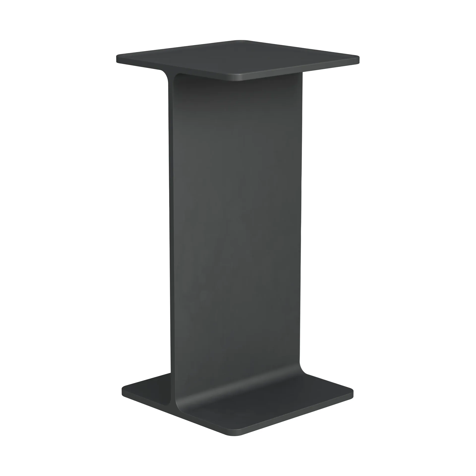 Museum Pedestal plinth, Black, 15x15x30 cm Museum