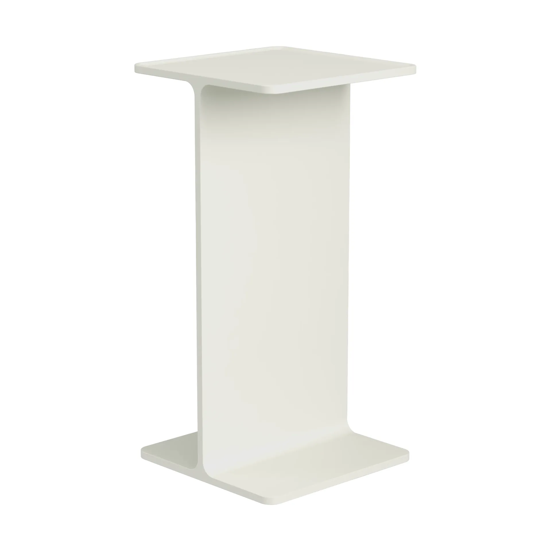 Museum Pedestal plinth, White, 15x15x30 cm Museum