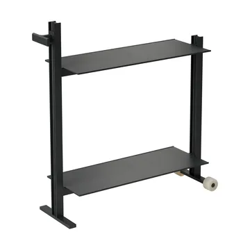 Museum Trolley serving trolley - Black, 74.5x77.5x24 cm - Museum