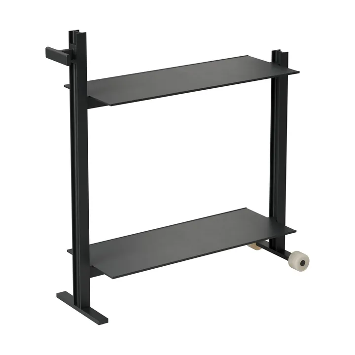 Museum Trolley serving trolley - Black, 74.5x77.5x24 cm - Museum