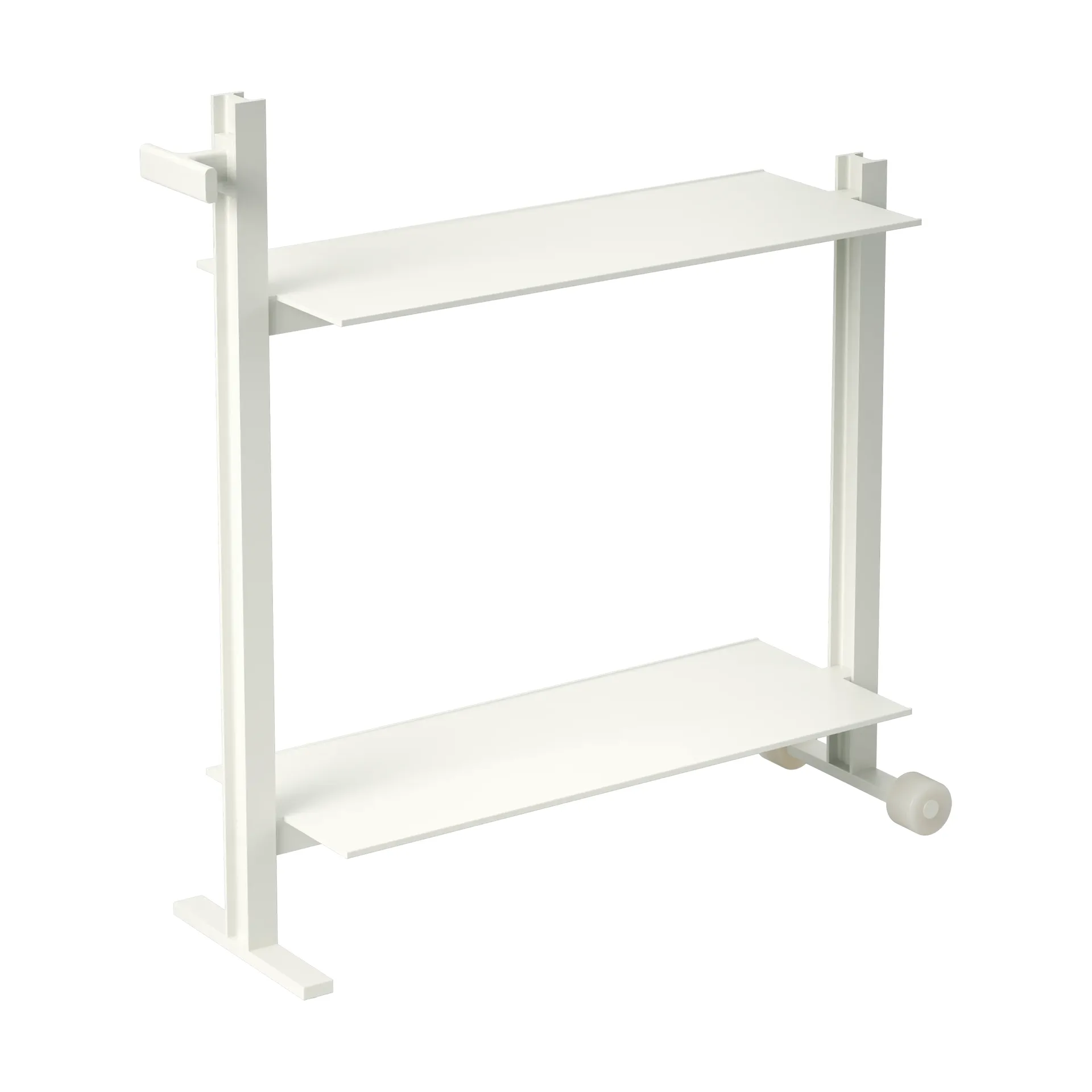 Museum Trolley serving trolley, White, 74.5x77.5x24 cm Museum