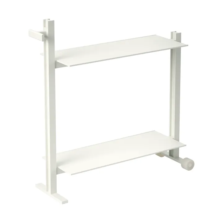 Museum Trolley serving trolley - White, 74.5x77.5x24 cm - Museum
