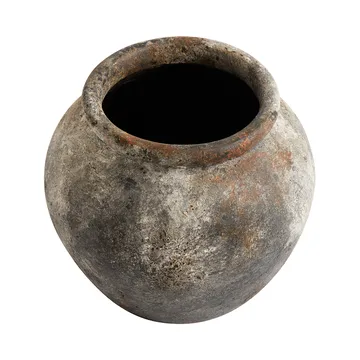 Echo flower pot Ø30 cm h25 cm  - rust-grey - MUUBS