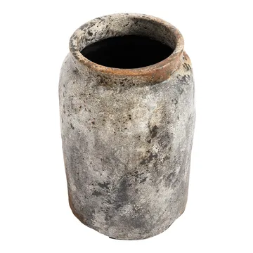 Echo flower pot h40 cm Ø26 cm - Rust-grey - MUUBS