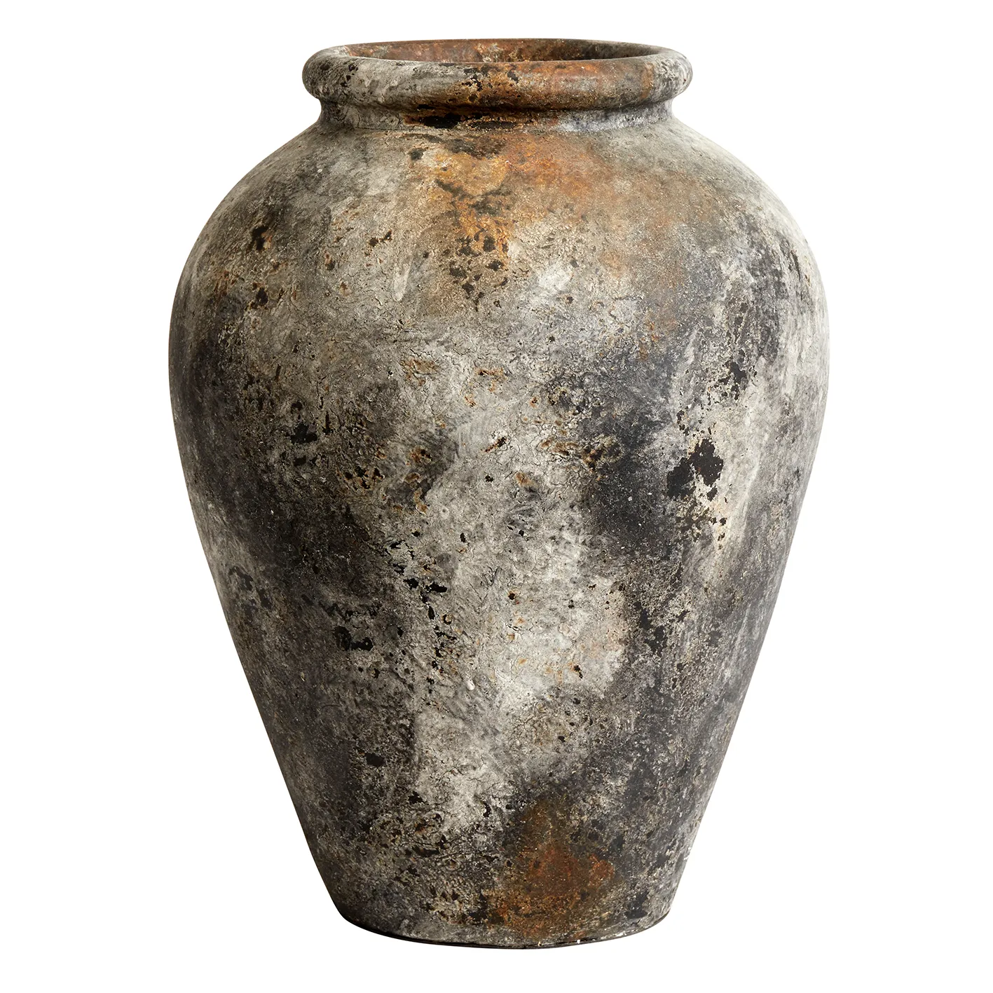 Echo flower pot h50 cm Ø37 cm, rust-grey MUUBS